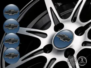 Chevrolet  Adesivo Silicone Edizione Emblemi Cerchio Custom
